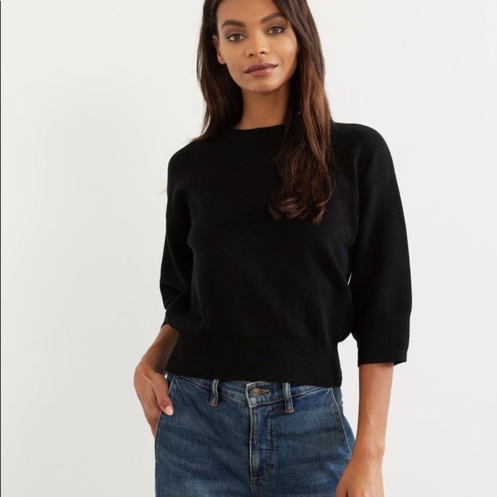 Modern Citizen Svea Cropped Sweater - Size S